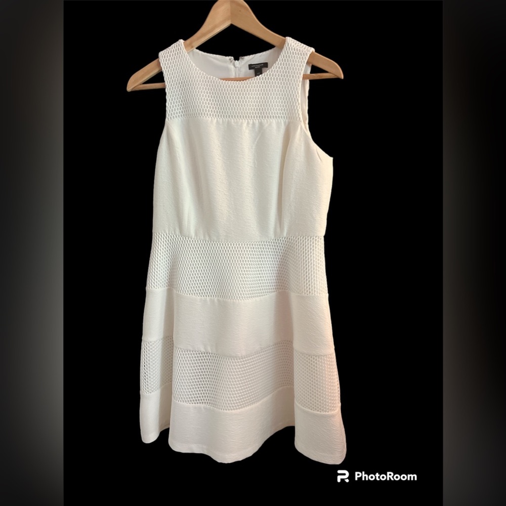 6P Ann Taylor Mesh Panel Dress